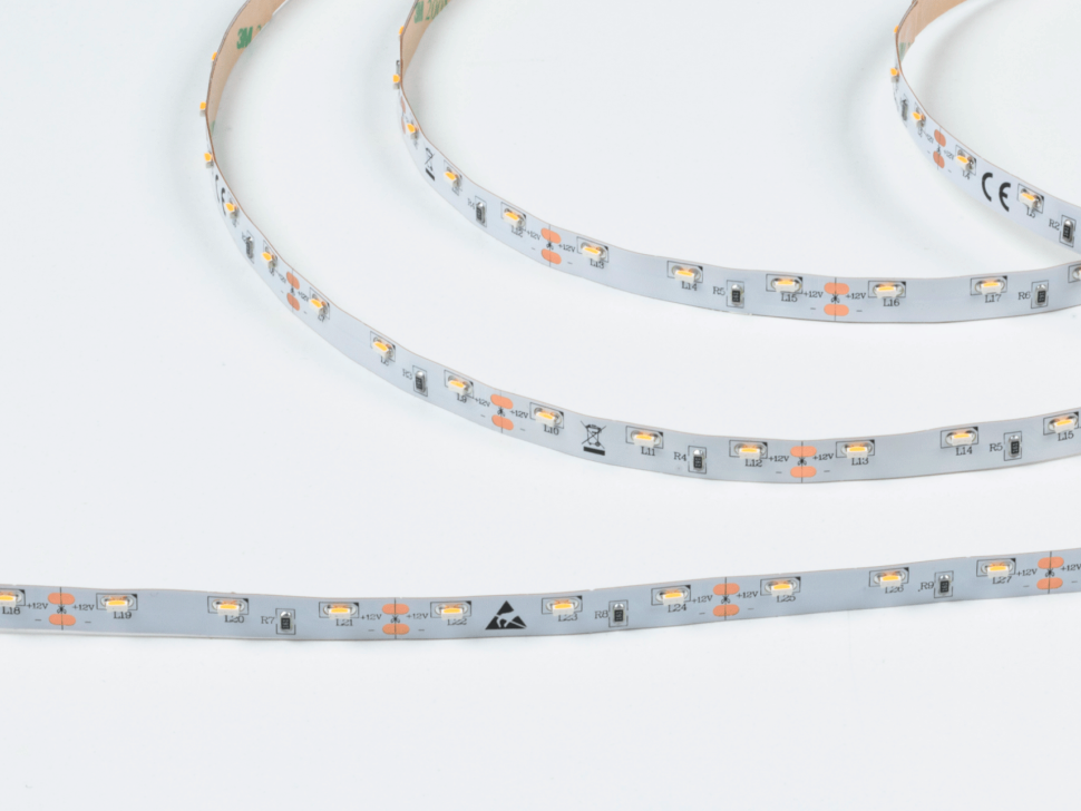  SWG Standard Светодиодная лента  315, 60 LED/м, 4,8 Вт/м, 12В , IP20, Цвет: Теплый белый, SWG31560-12-4.8-WW