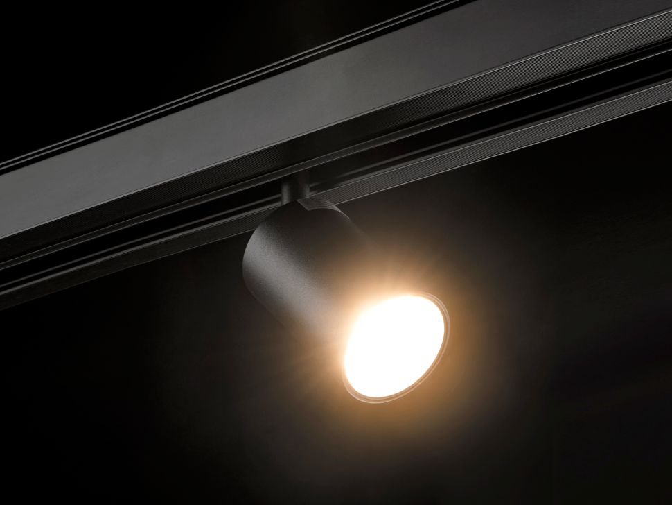  LUMKER Светильник-спот светодиодный, серия SY-LINK, Черный, 10Вт, IP20, Теплый белый (3000К), SY-LINK-SP-BL-10-WW