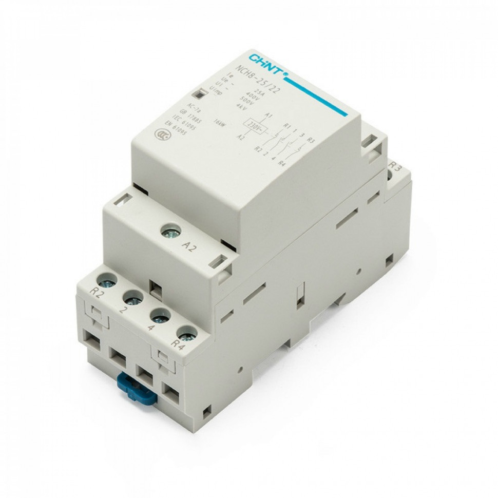 Модульный контактор CHINT NCH8-20/22 20A  2НЗ+2НО AC 220В/230В (380В) 50Гц 256087