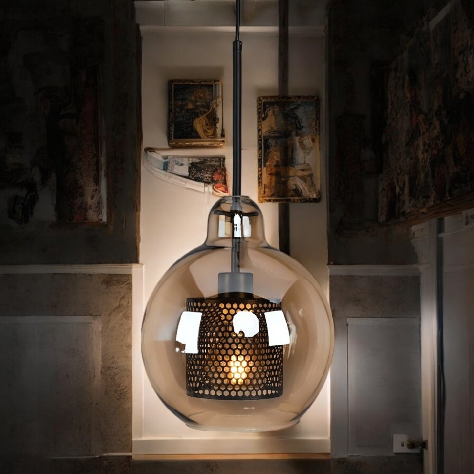 Подвесной светильник ImperiumLoft Catch Amber Pear 109582-26