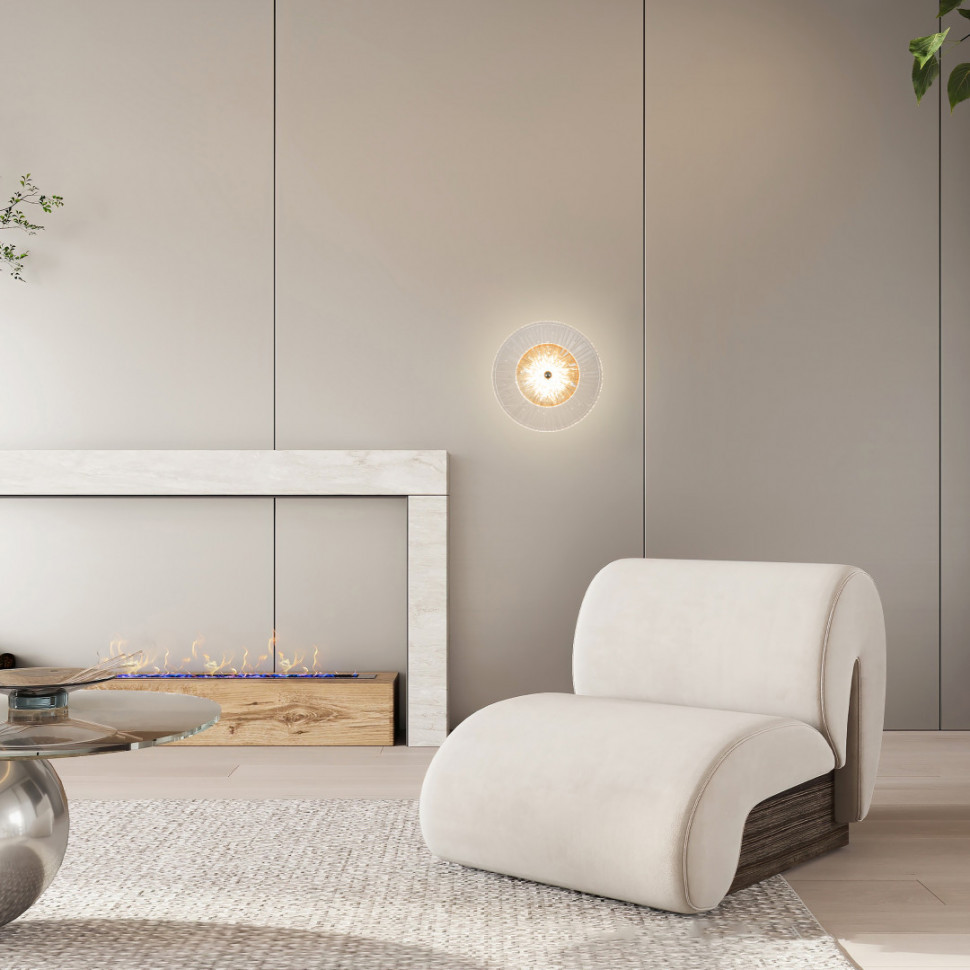 Настенный светильник Arte Milano 1.1252B.D150.H150.LED Ni