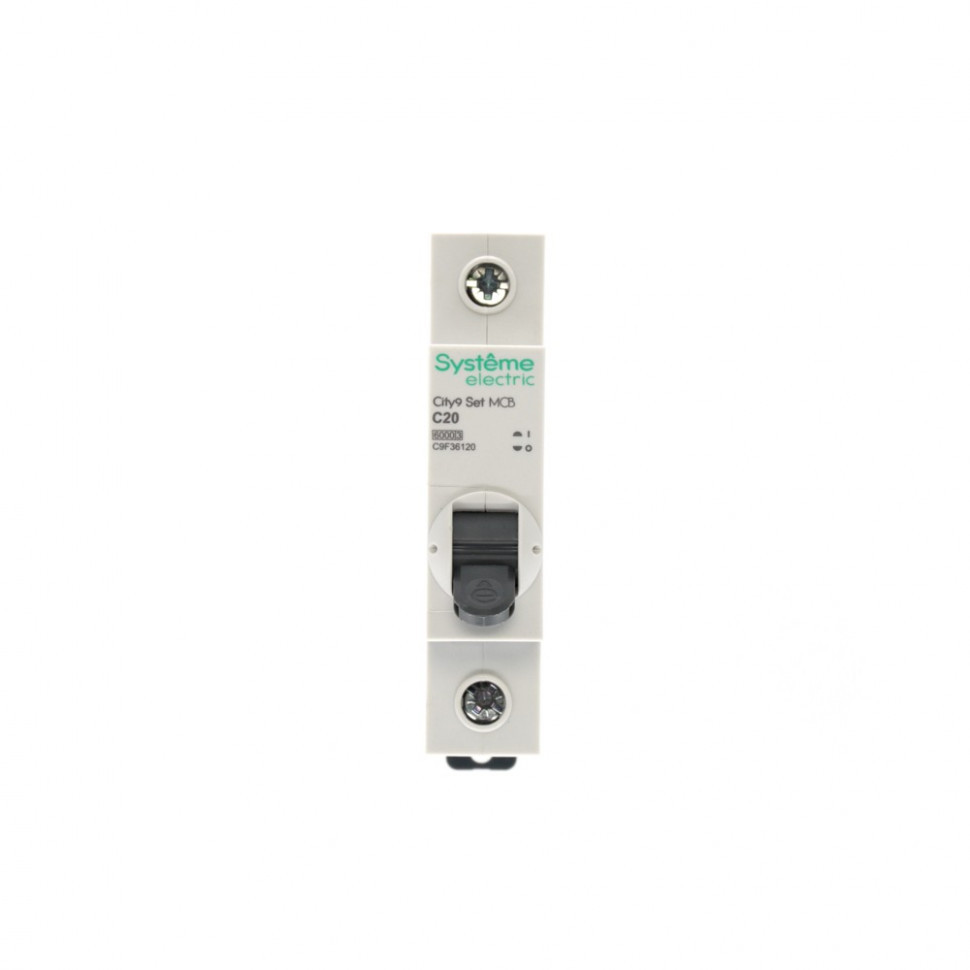Автоматический выключатель (АВ) С 20А 1P 6kA 230В Systeme Electric City9 Set C9F36120