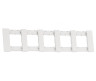 Рамка 5-ая цвет-белый матовый MEITON AA4802M5AW