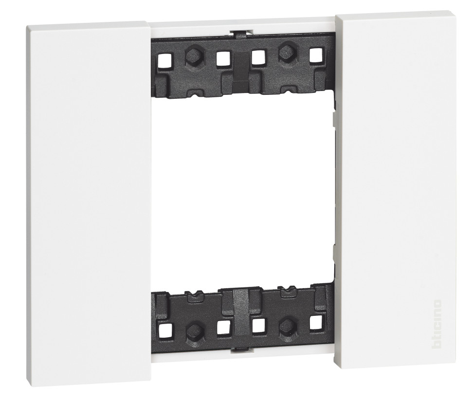 Рамка одинарная (2 мод) без суппорта немецкий стандарт Bticino Living Now белый