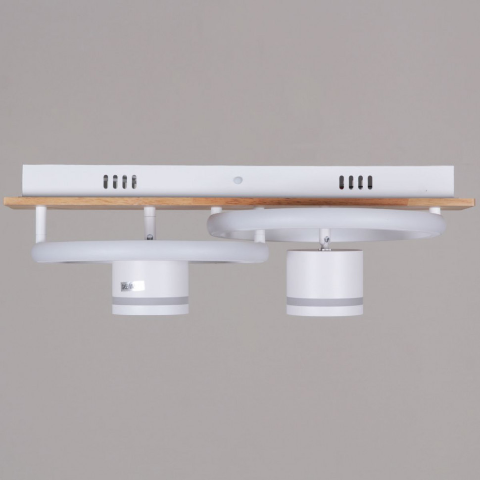 Потолочный светильник Reluce 29560-0.3-2+2 WH+WOOD