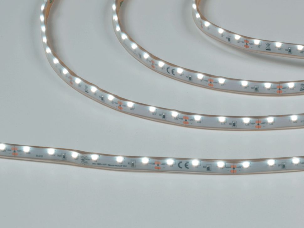  SWG Standard Светодиодная лента  315, 60 LED/м, 4,8 Вт/м, 12В , IP67, Цвет: Холодный белый, SWG31560-12-4.8-W-67