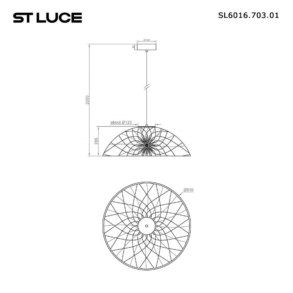 Подвесной светильник ST Luce Bound SL6016.703.01