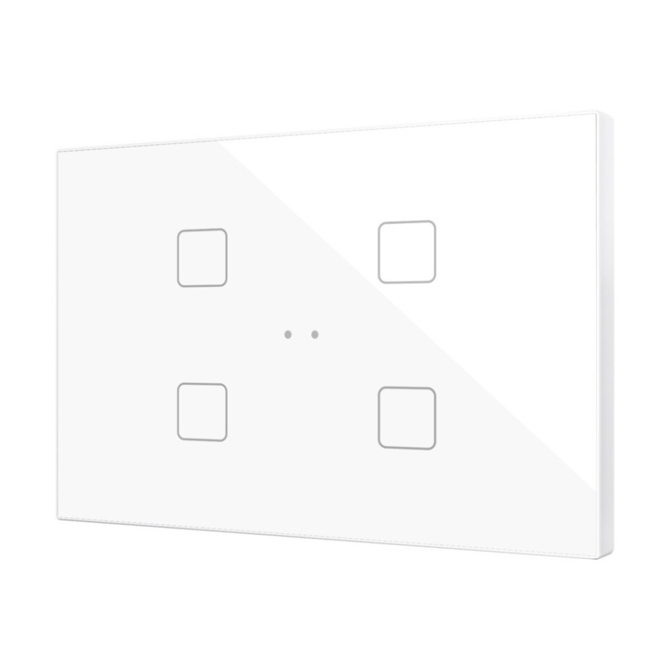 Выключатель сенсорный KNX, с подсветкой клавиш Zennio Flat XL
