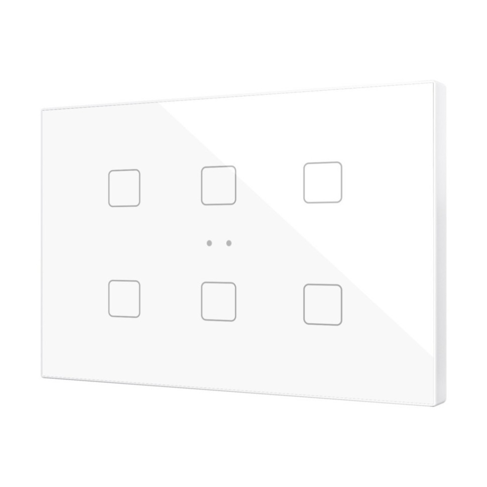Выключатель сенсорный KNX, с подсветкой клавиш Zennio Flat XL