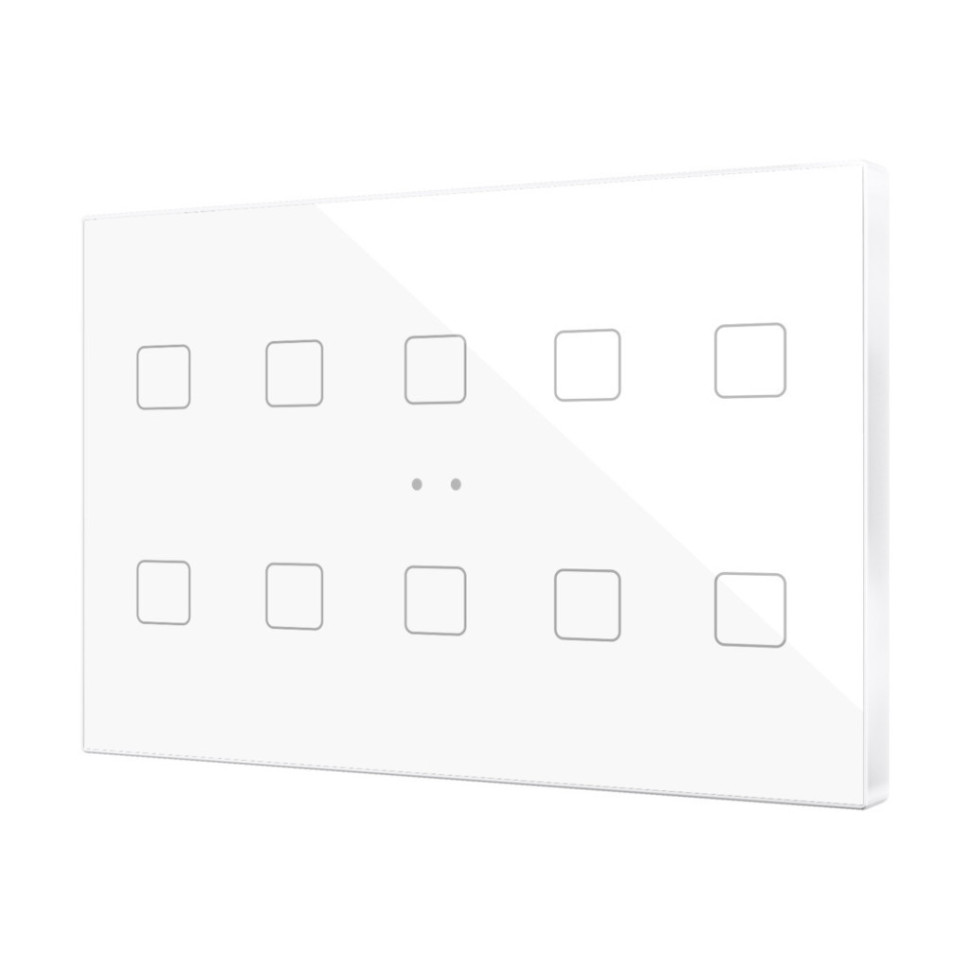 Выключатель сенсорный KNX, с подсветкой клавиш Zennio Flat XL
