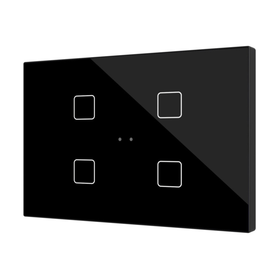Выключатель сенсорный KNX, с подсветкой клавиш Zennio Flat XL