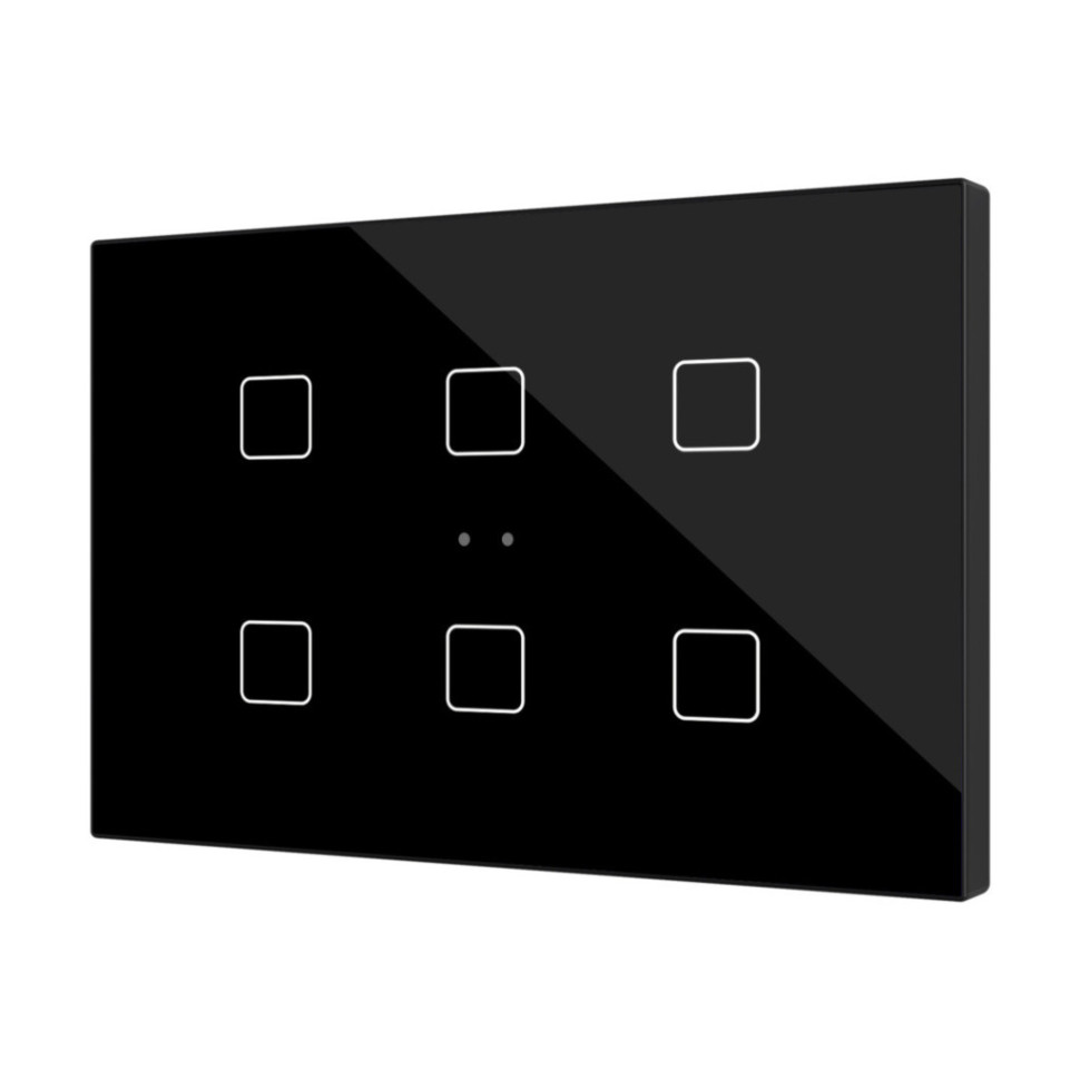 Выключатель сенсорный KNX, с подсветкой клавиш Zennio Flat XL