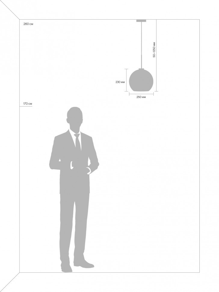 Подвесной светильник Freya FR8003PL-01BS