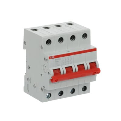 Рубильник ABB SHD204/40 AC/DC 4P 40A 10кА 2CDD274111R0040