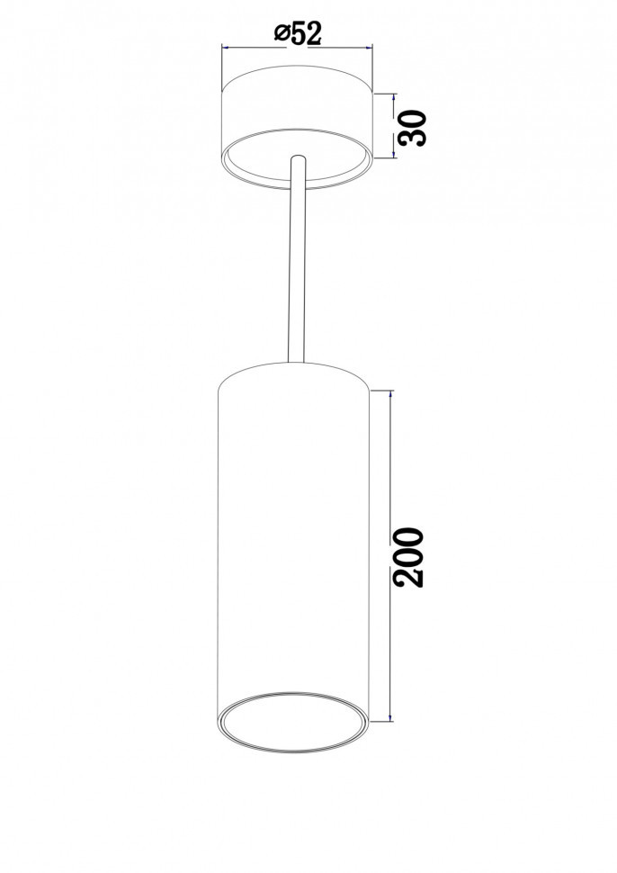 Подвесной светильник Technical P071PL-L12W4K