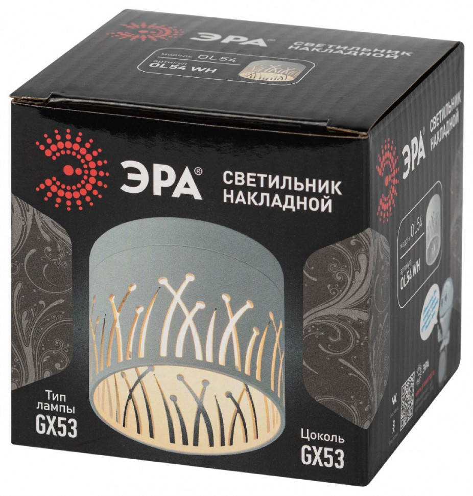Накладной светильник Эра OL54 WH Б0061191