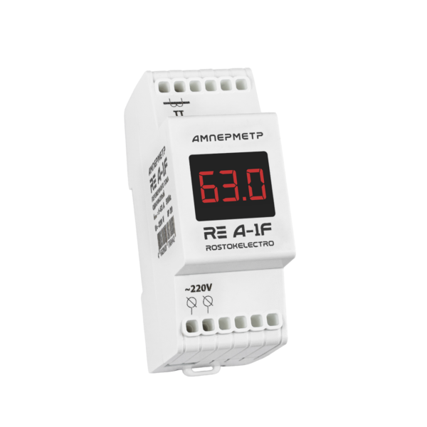 Амперметр однофазный ROSTOKELECTRO (DigiTop) RE A-1F