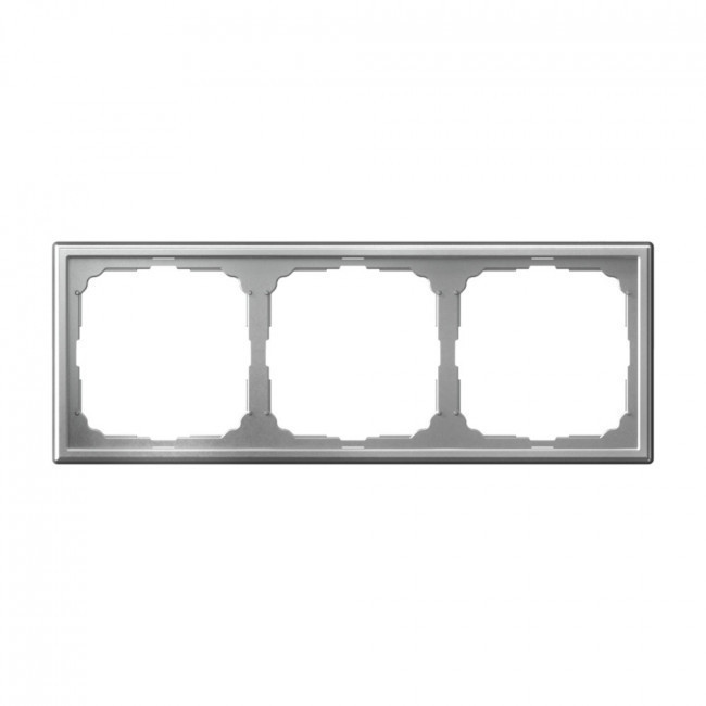 Рамка Schneider Electric Art Gallery на 3 поста, алюминий GAL000303