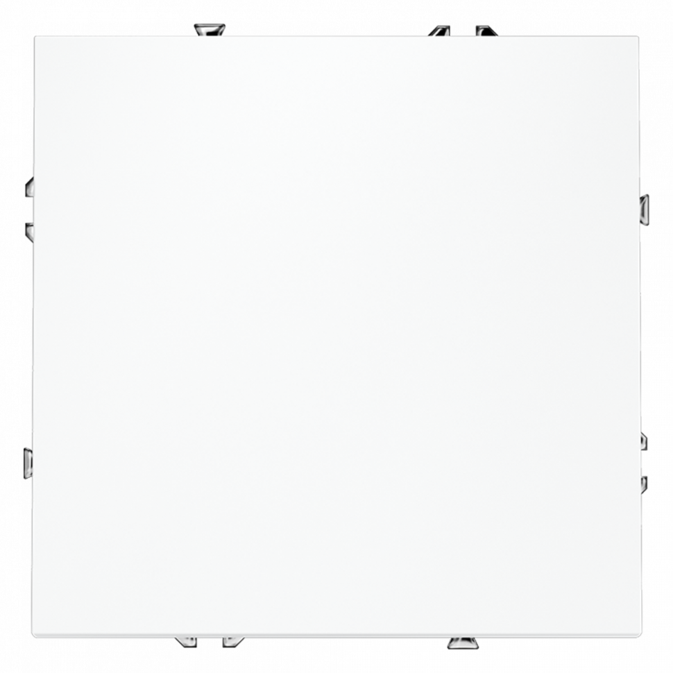 Перекрестный переключатель встраиваемый VOLTUM S70 одноклавишный 10А, (белый матовый) VLS010502