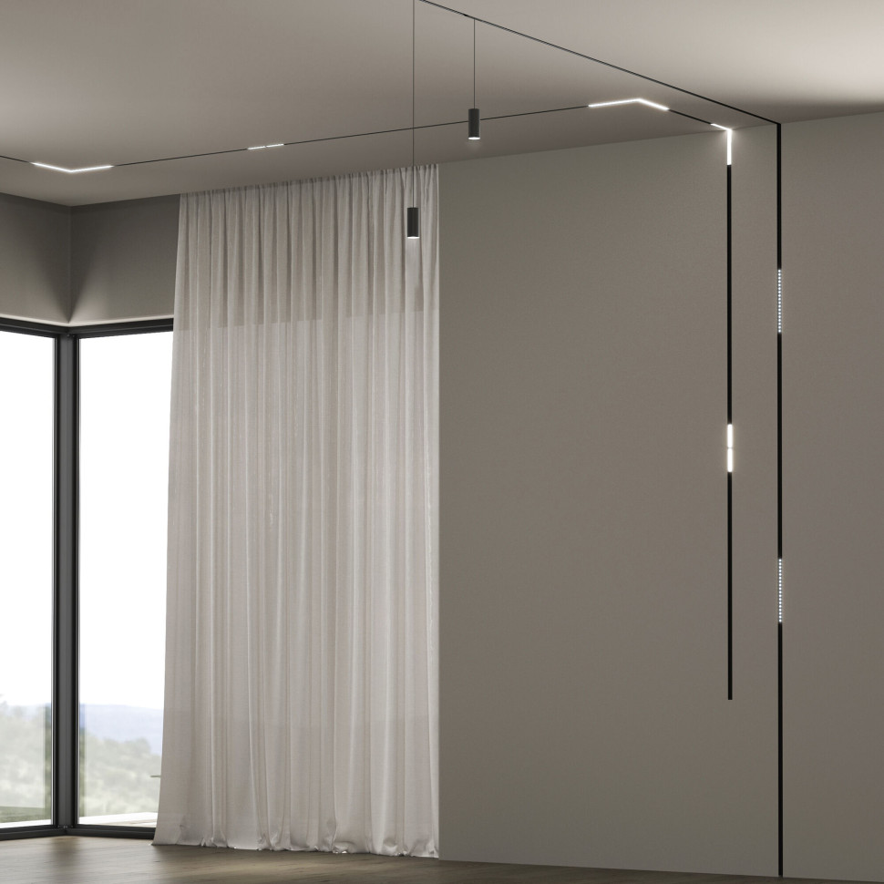 Трековый светильник 12W 4200K Amend чёрный Slim Magnetic 85519/01