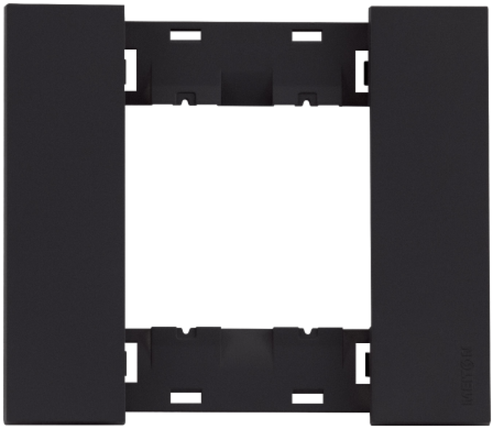 Рамка 1-ая цвет-черный матовый MEITON AA4802AG