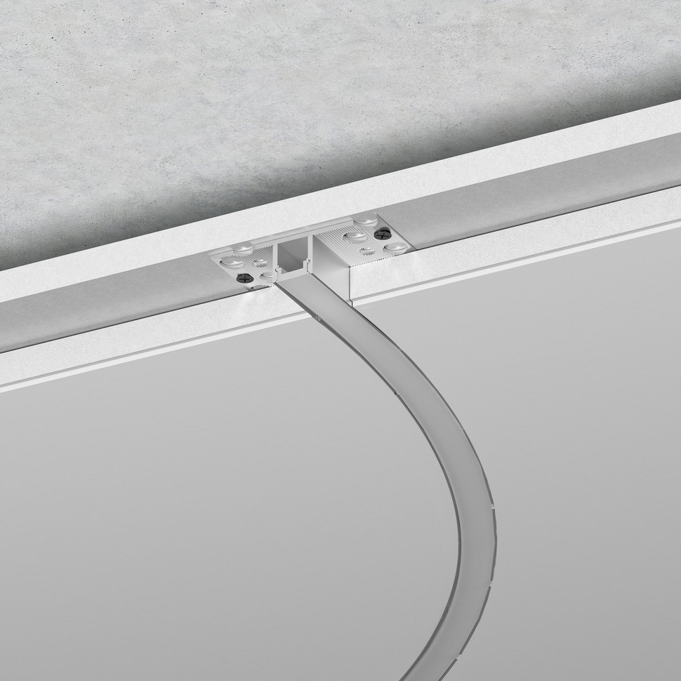 RL-2-ALP024 Гибкий рассеиватель для встраиваемого гибкого алюминиевого профиля под ГКЛ 9,5мм ( 5 м.) RL-2-ALP024