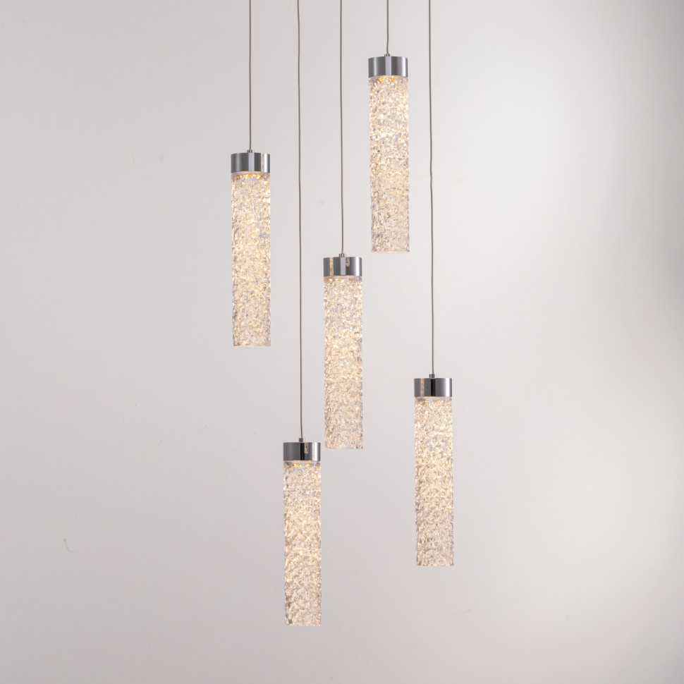 Подвесной светильник Delight Collection MD24030028-5A chrome/clear