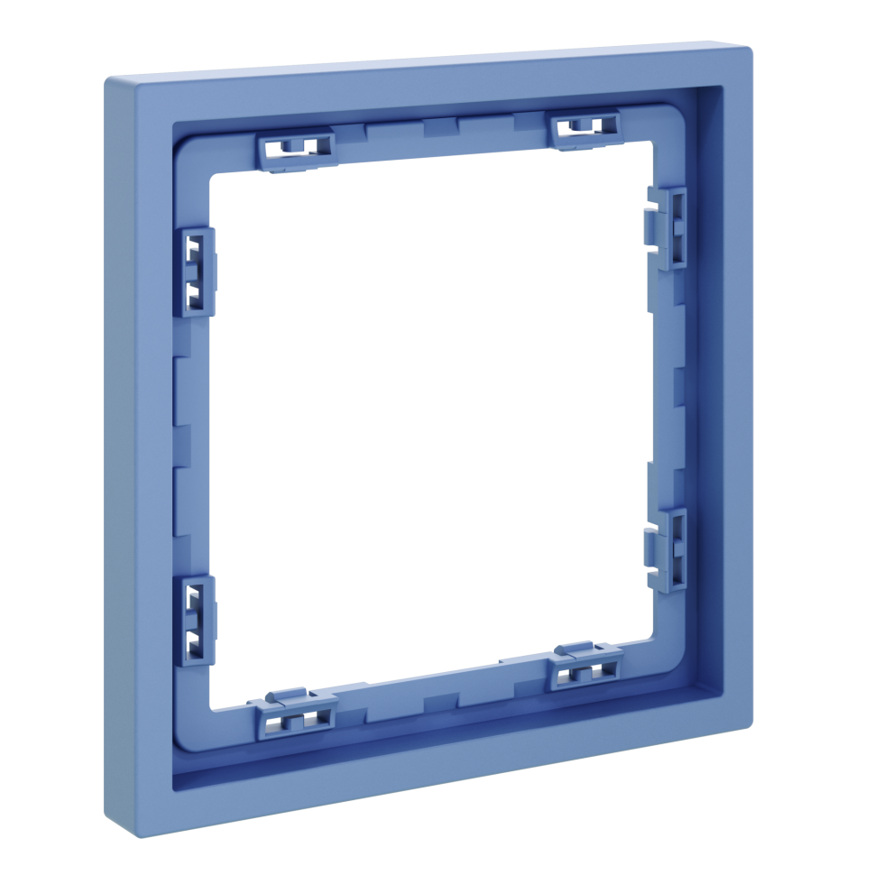 Рамка пластиковая VOLTUM S70 на 1 пост, (деним)