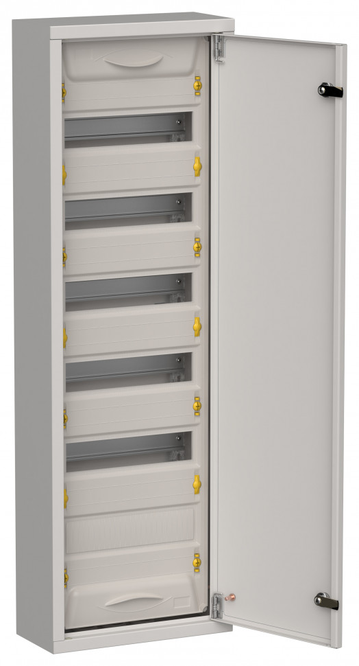 Корпус металлический ЩРн-72 (1х72) 960х310х140мм TITAN 5 IP31 серый (одна дверь) IEK TI5-50-N-072-31-7035