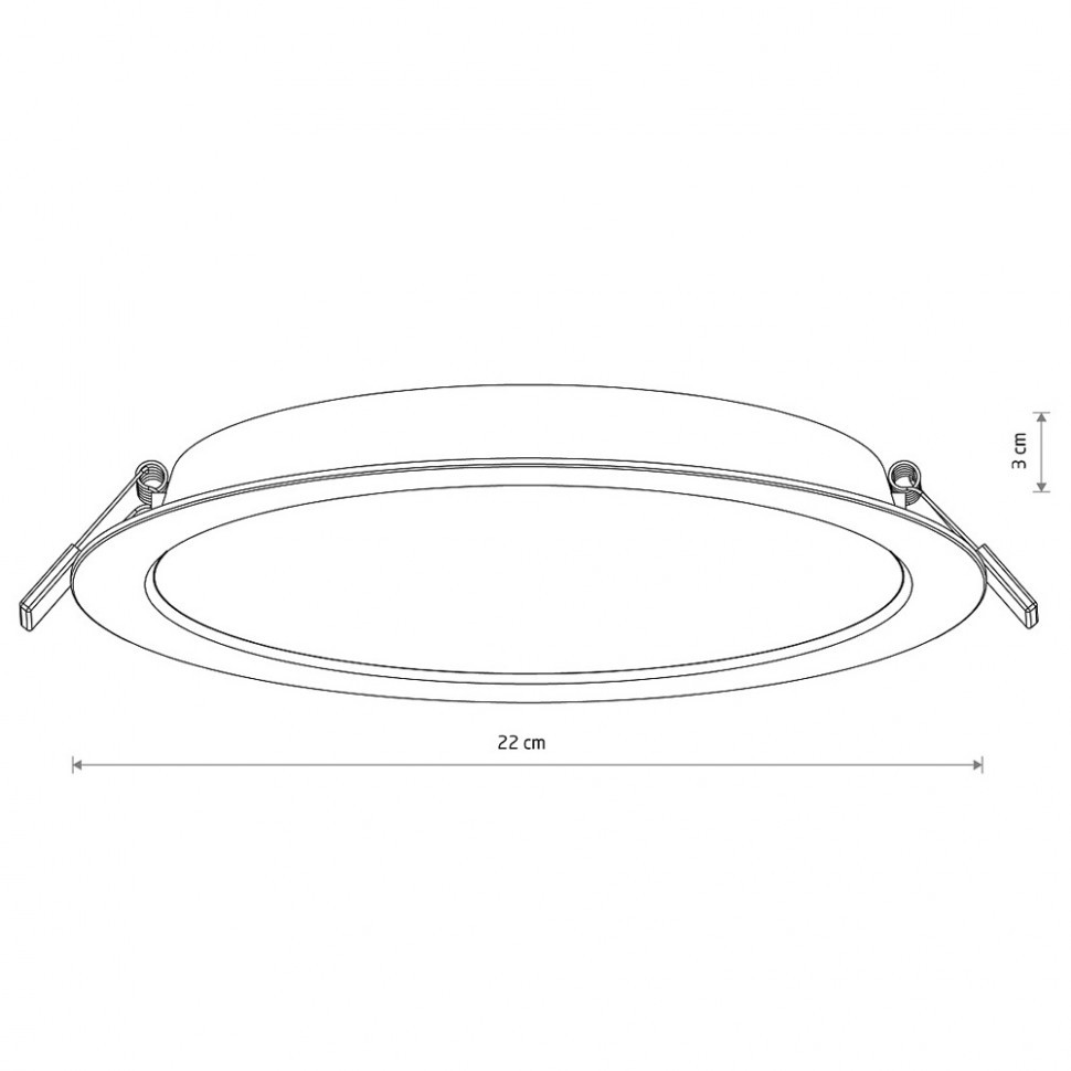 Встраиваемый светильник Nowodvorski Mykonos Led White 10544