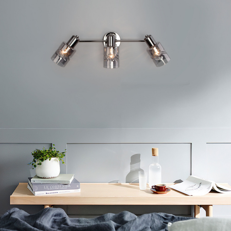 Настенный светильник с выключателем 20120/3 перламутровое золото