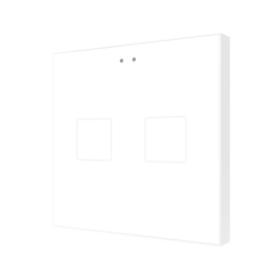 Выключатель сенсорный KNX, с подсветкой клавиш Zennio Flat v2