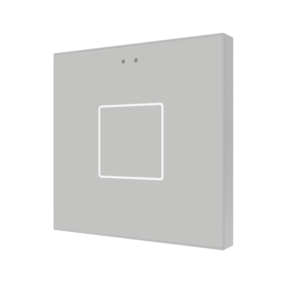 Выключатель сенсорный KNX, с подсветкой клавиш Zennio Flat v2