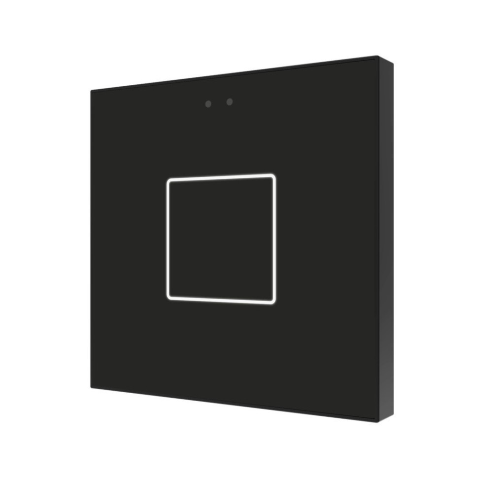 Выключатель сенсорный KNX, с подсветкой клавиш Zennio Flat v2