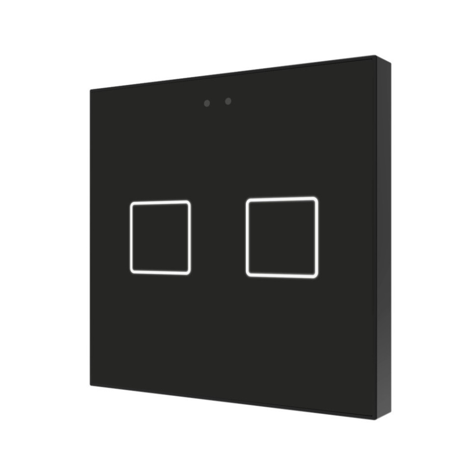 Выключатель сенсорный KNX, с подсветкой клавиш Zennio Flat v2