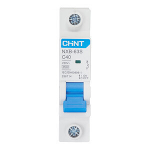 Автоматический выключатель CHINT NXB-63S 1P 40А 4.5kA 230В х-ка C (R) 296714