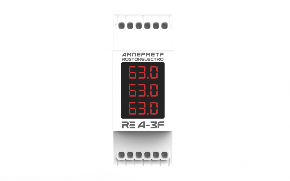 Амперметр трёхфаный ROSTOKELECTRO (DigiTOP) RE A-3F