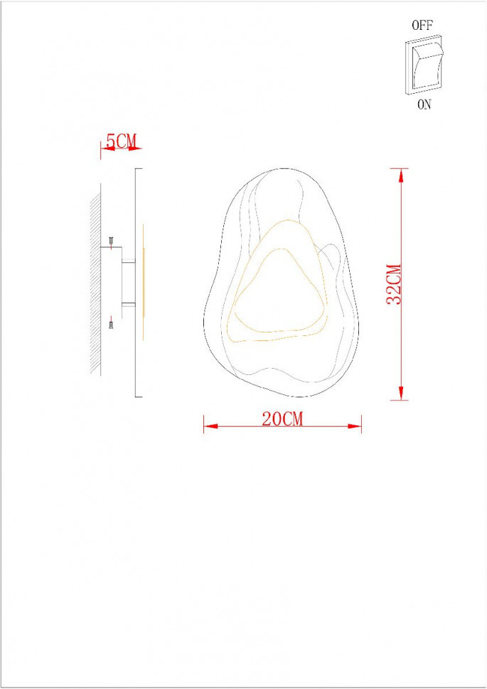 Настенный светильник Arte Lamp Libertas A2096AP-5PB