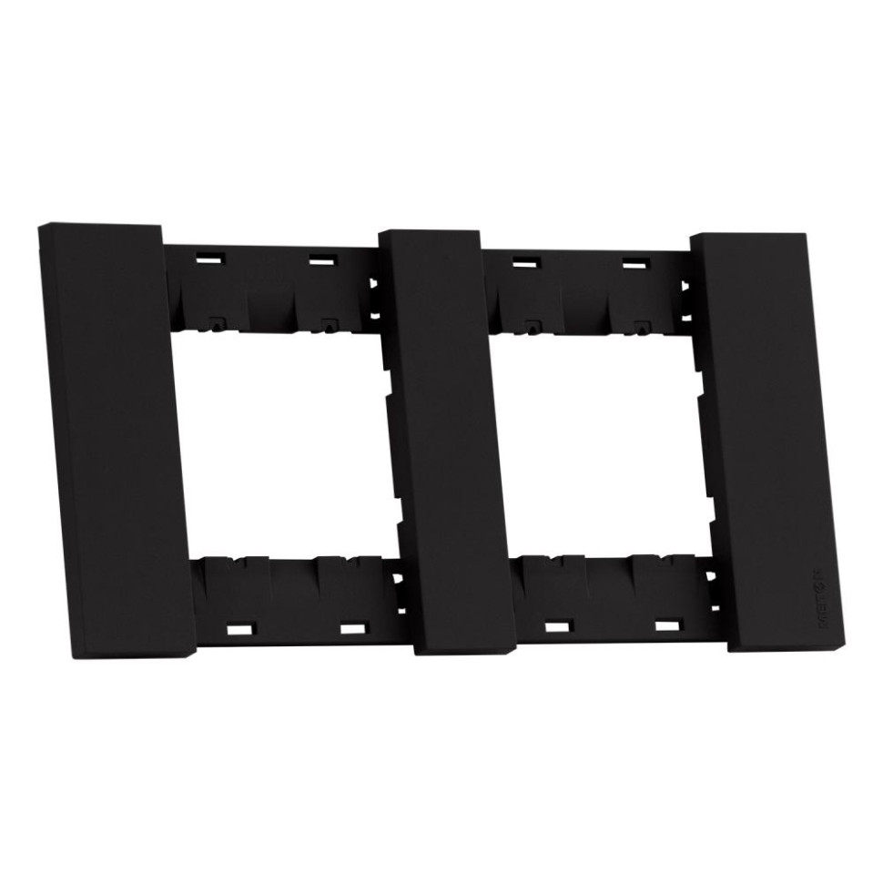 Рамка 2-ая цвет-черный матовый MEITON AA4802M2AG