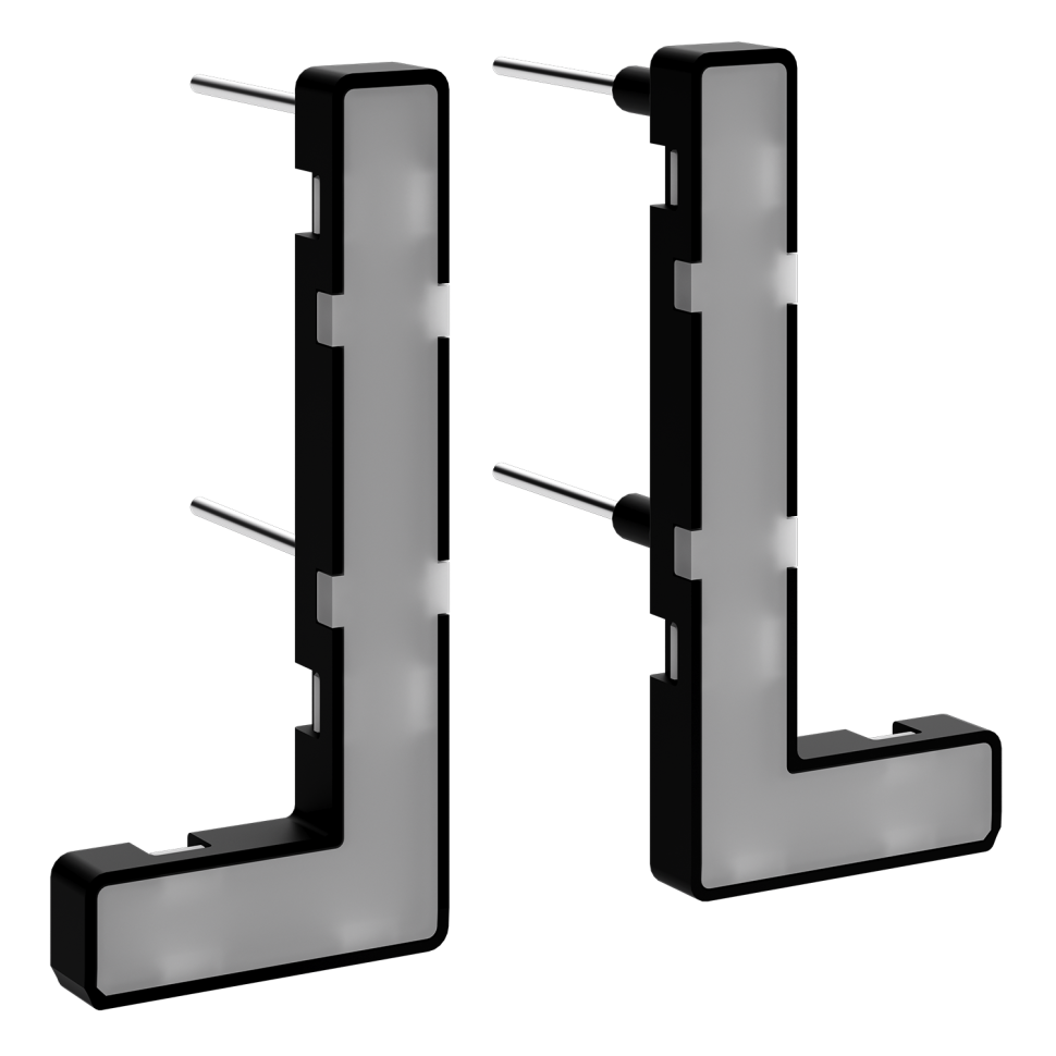 Модули подсветки клавиш выключателя/переключателя двухклавишного, S70