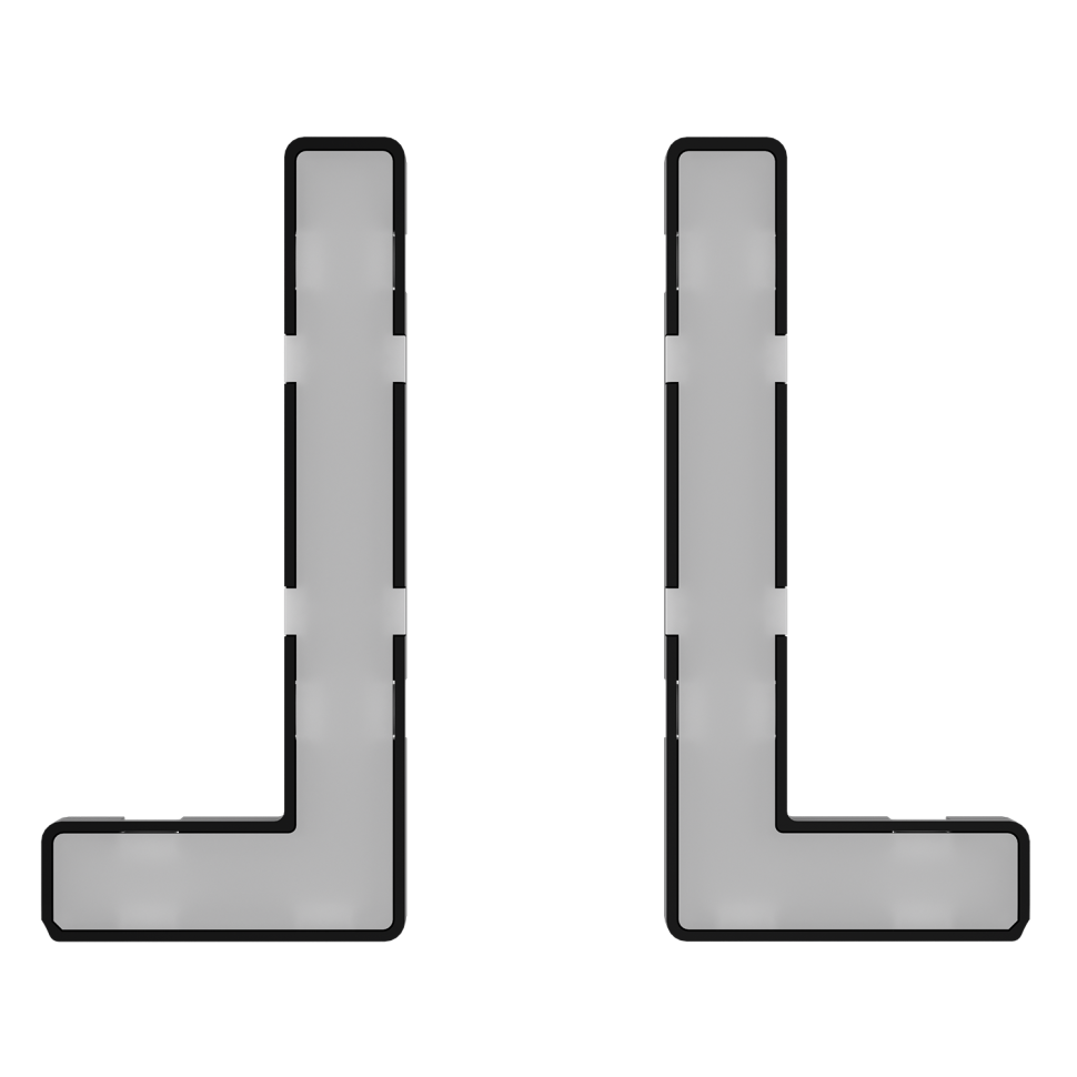 Модули подсветки клавиш выключателя/переключателя двухклавишного, S70