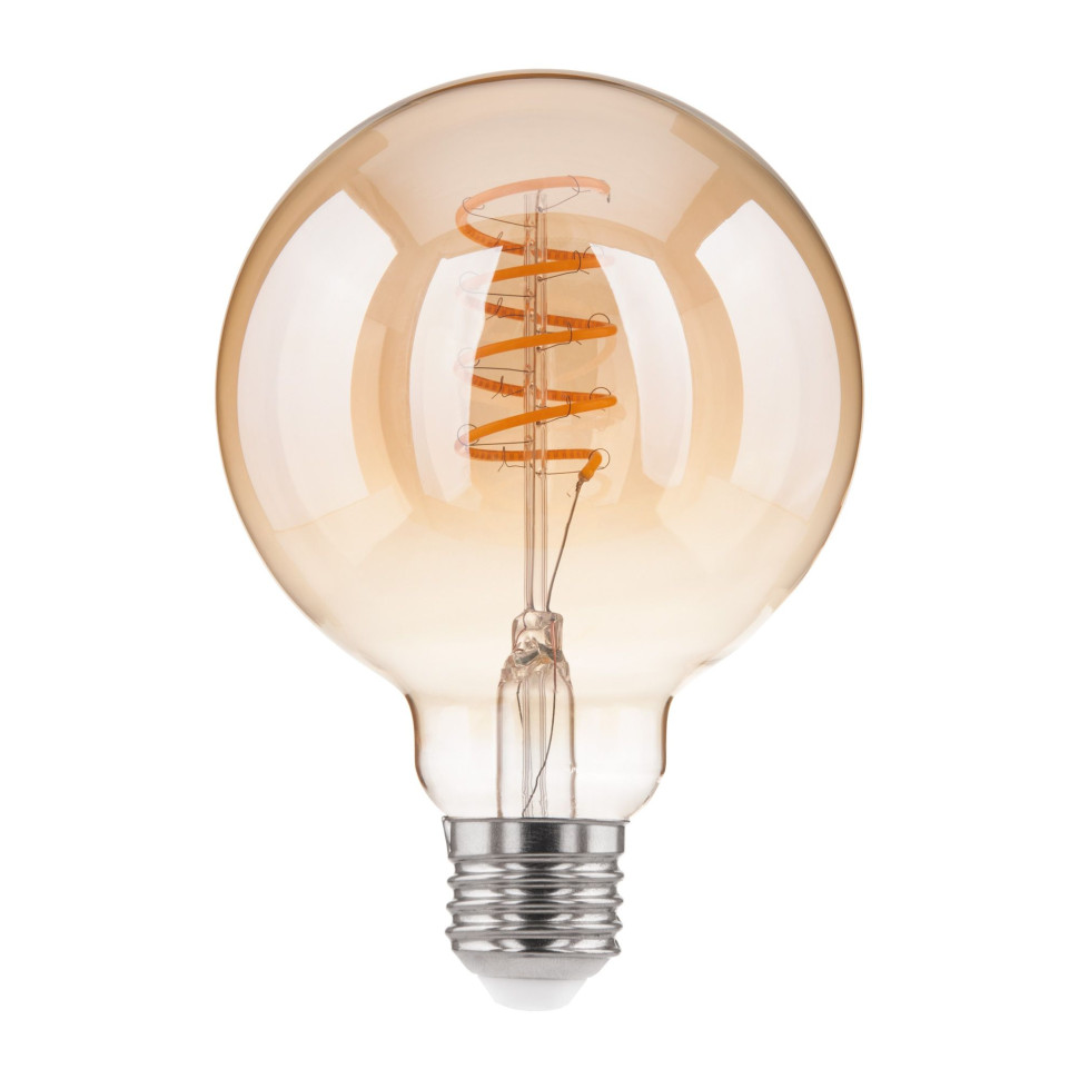 Филаментная светодиодная лампа Dimmable G95 5W 2700K E27 тонированная BLE2747