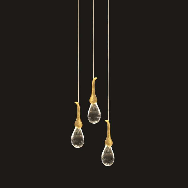 Подвесной светильник Delight Collection Seed OMG07287-3 gold