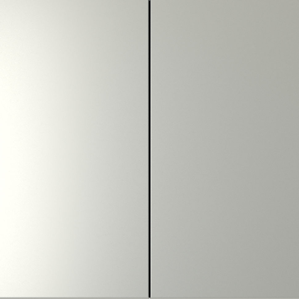 Выключатель с самовозвратом встраиваемый VOLTUM S70 двухклавишный 10А, (сталь)