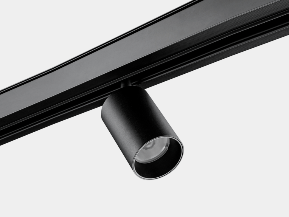  LUMKER Светильник-спот светодиодный, серия SY-LINK, Черный, 15Вт, IP20, Нейтральный белый (4000К), SY-LINK-SP-BL-15-NW