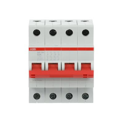 Рубильник ABB SHD204/63 AC/DC 4P 63A 10кА 2CDD274111R0063