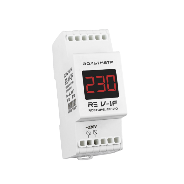 Вольтметр однофазный ROSTOKELECTRO (DigiTOP) RE V-1F