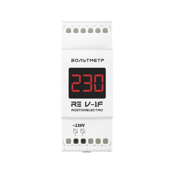 Вольтметр однофазный ROSTOKELECTRO (DigiTOP) RE V-1F