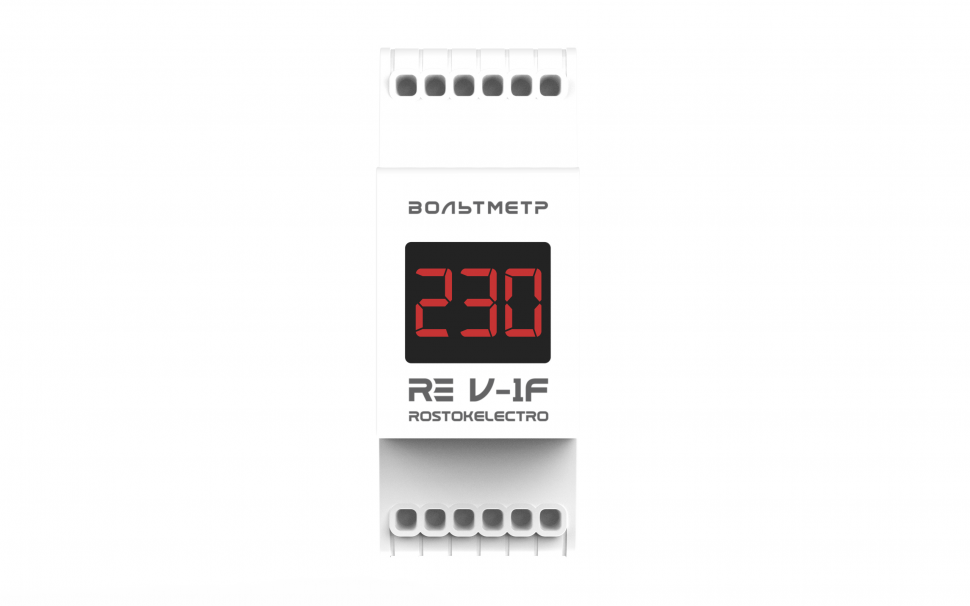 Вольтметр однофазный ROSTOKELECTRO (DigiTOP) RE V-1F