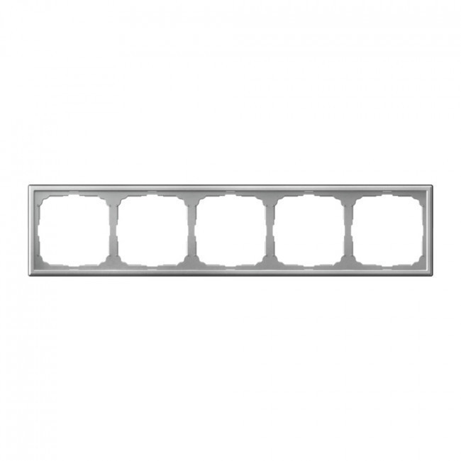 Рамка Schneider Electric Art Gallery на 5 постов, алюминий GAL000305